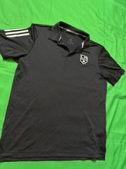 Los Angeles Kings Adidas Climate NHL Pro Collection Polo T Shirt Medium Black