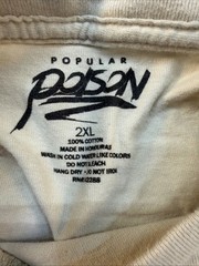 Popular Poison Shirt Mens 2XL Beige Tokyo Graphic Oversized Streetwear Tee