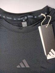 Adidas Puremotion T-SHIRT Mens Medium Black Training Climacool Ultrasoft