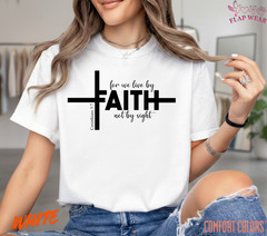 Unisex Faith Not By Sight Chri T-Shirt, Men T shirt,Women T shirt Gift Christian