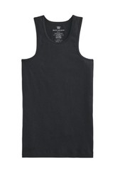 Mack Weldon Men’s 18-Hour Rib Tank Top Size M, Pack Of 3, Black/Grey/White – NEW