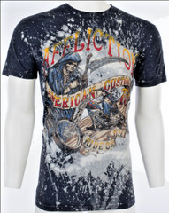 AFFLICTION American Customs RIDE OR DIE Short Sleeve Slim Fit T-shirt NWT
