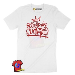 Men’s Graphic Design T Shirt 90’s Hip Hop Junkie Urban Street Graffiti Tag Tee