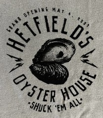 Metallica 5th Member Exclusive T-Shirt Club Year One Hetfield’s Oyster House XL