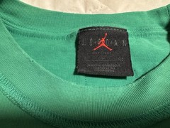 Nike Jordan Rare Air Stadium Green Distressed Shirt IB3130-324 Mens Small