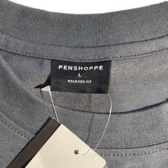 Penshoppe Philippines Men’s Graphic Print Tee L Gray Crew Neck Short Sleeve