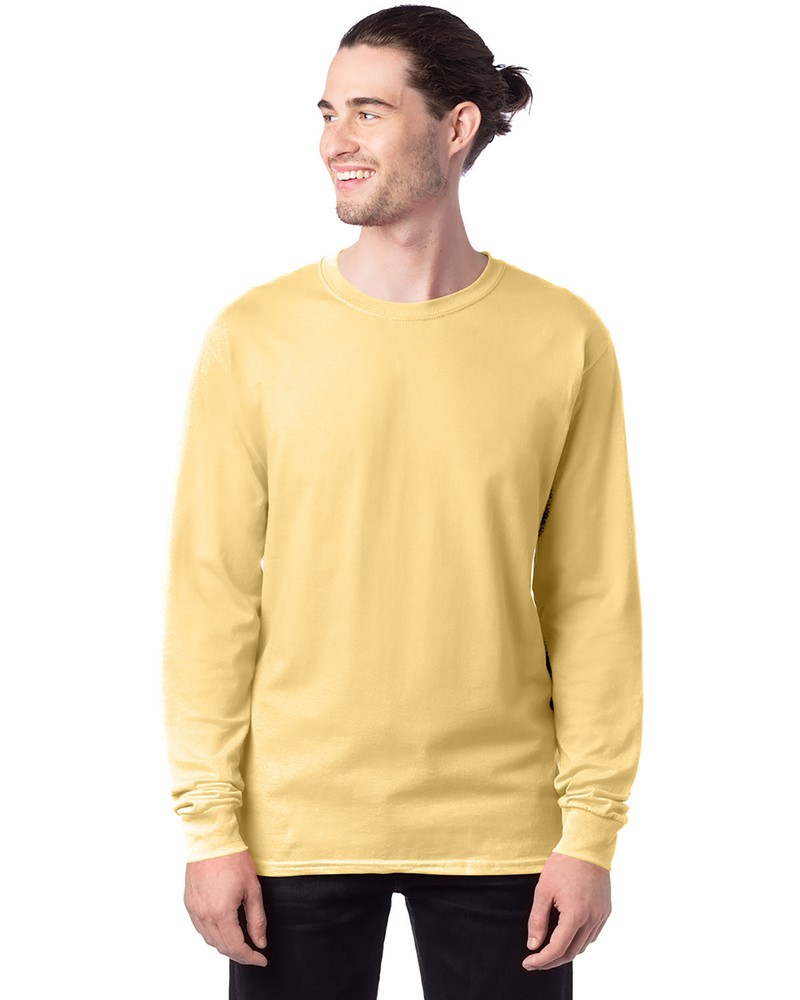Hanes Men’s ComfortSoft Long Sleeve Stylish T Shirt Casual Plain T-Shirt – 5286