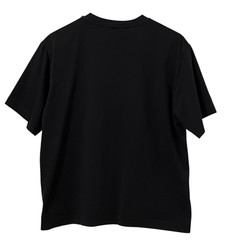 Uniqlo U AIRism T Shirt Mens L Black Oversized Crew Neck Short Sleeve Tee
