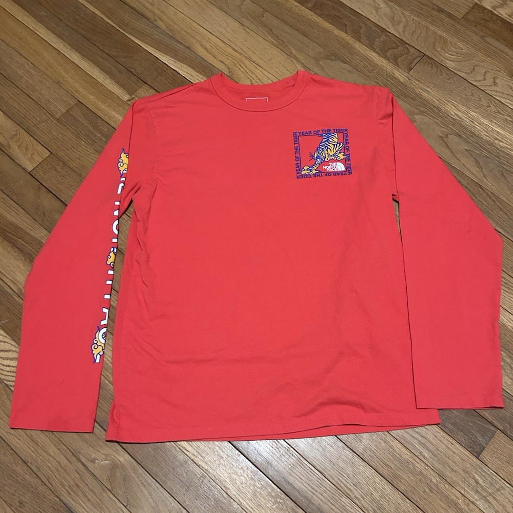 The North Face Year of the Tiger Men’s M Red Long Sleeve T-Shirt