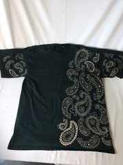 Deluxe By LG Men’s XL Paisley Pattern AOP Cotton T Shirt