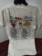 1991 NBA Finals T-shirt Lakers Vs Bulls XL