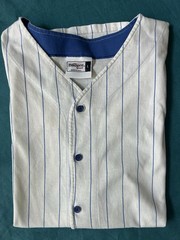 Vintage 90s Badger Sport Baseball Jersey Sz L Concrete Crushers #00 Made In USA