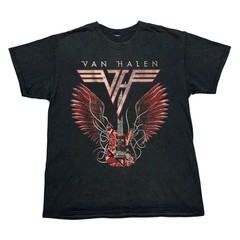 Van Halen Eddie Guitar Rock Band Black Unisex T-shirt Size S-5XL