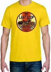 Adult DryBlend® T-Shirt – ( LAST STOP – BIKER / CHOPPER)