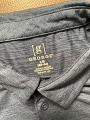 Lot of 2 – George T-Shirt Men’s Size L (42-44): 1 pcs – Black, 1 pcs – Blue