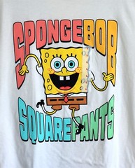 Unisex Old Navy SpongeBob SquarePants T-Shirt Short Sleeve LARGE Sea Salt NEW