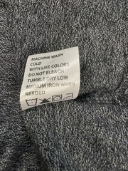 Free Planet Men’s L Gray with White Sleeve Military Style Decal T-Shirt Cotton