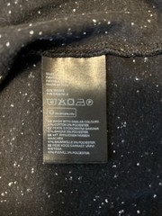 H&M Basic Black Speckled T-Shirt V- Neck Short Sleeve Men’s Reg. Fit Sz X-Large