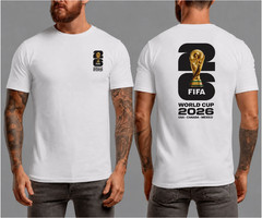 World Cup 2026 T-Shirt Football Soccer USA Worldcup Logo Tee Gildan Softstyle