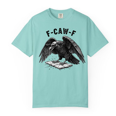 F CAW F Raven T Shirt Design, Comfort Colors T Shirt, Unisex Streetwear Tee