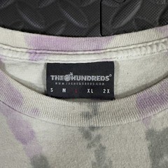 Vintage Y2K The Hundreds Men’s Large Tie-Dye Graphic T-Shirt Skater Streetwear