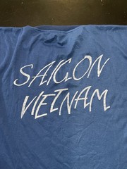 VTG Saigon Vietnam Tourism T-Shirt, Blue, Size: XXL (Fits Smaller)
