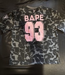 A Bathing Ape BAPE x Inter Miami T-Shirt M-Size Pink/Black