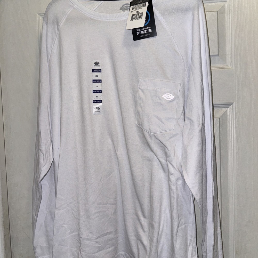 Dickies Men’s Temp-iQ Performance Cooling Long Sleeve Pocket T-Shirt 2XL