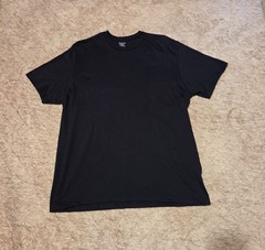 Men’s Size Large Black Alfani T Shirt Crew Neck 100 % Cotton