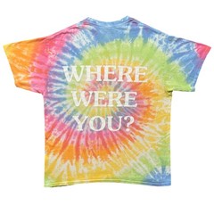 Travis Scott Astroworld Festival Shirt Large Tie Dye Where Were You 2018 Rap Tee