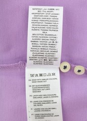 GANT Contrast Collar Pique SS Rugger Men T-Shirt M Lilac Polo Logo *