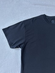 Athletic Works Men’s Black Short Sleeve Cotton T-Shirt Size XL (46-48) NEW