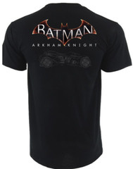 Batman Arkham Knight Mens T-Shirt Short Sleeve Black Size XL