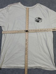 RVCA Shirt Mens 2XL White Balance Of Opposites Hex Logo Graphic Tee Surf Skate