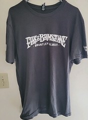 Brantley Gilbert Fire & Brimstone Black T-Shirt Sz Large USO Country Music