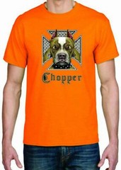 Adult DryBlend® T-Shirt – ( CHOPPER – BIKER / CHOPPER / PIT BULL)