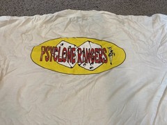 90s Psyclone Rangers Band T-Shirt GEM Tag XL White Indie Rock Tee