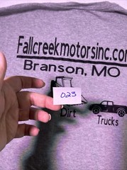 Fall Creek Motors Branson Mo T-SHIRT Sz XL Cars Automobile Trucks Dirt