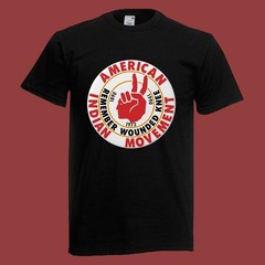 The American Indian Movement Men’s Black Size S-5XL