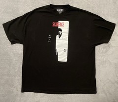 Scarface The World Is Yours T Shirt Mens 3XL Black Tony Montana Movie Hybrid Tee