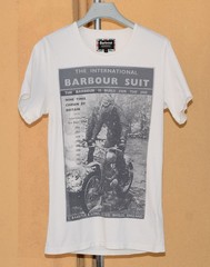 MEN’S BARBOUR INTERNATIONAL SUIT T-SHIRT TEE SIZE S /SLIM FIT (XS) P2P 17. 3″