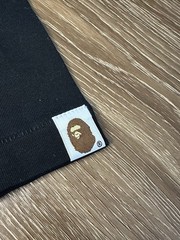 A Bathing Ape Baby Milo San Francisco Black Graphic Logo Crew Neck Tee XL