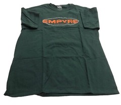 Empyre Dark Green Barbwire Logo Short Sleeve Tee Large
