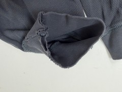 Vintage Waffle-Knit Shirt Men XXL Boxy Distressed Grunge Minimal Navy Midweight