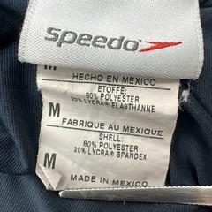Speedo T-Shirt Men Mediun Gray Logo High Neck..#28197