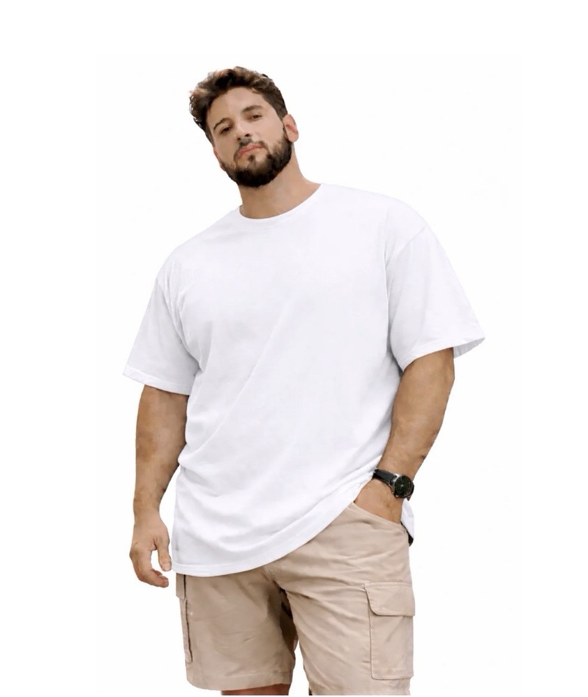 NWT Greystone Big & Tall Men’s White T-Shirt 10XL
