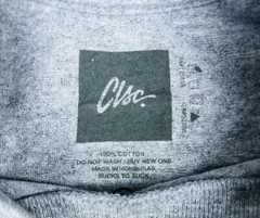 Men’s Gray CLSC Graphic Print Logo Front and Back Sucks To Suck T shirt Size XL