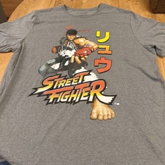 Street Fighter Mens T-Shirt CAPCOM RYU Size 2XL NEW GRAY