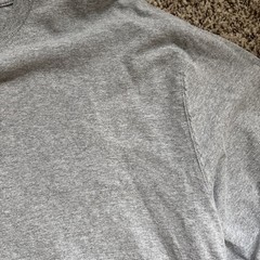 Carhartt Long Sleeve Logo Graphic Shirt Gray Size L Loose Fit TK0231-M Workwear