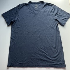 Mack Weldon T Shirt Men’s XL Navy Pima Cotton V Neck Tee Casual Basic Stretch